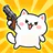 Idle Cat Gunner: Shooter RPG icon