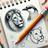 Aprender a dibujar paso a paso icon