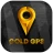 Gold GPS icon