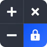 Calculator: I-lock ang Privacy icon