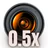 0.5x camera icon