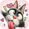 Cute Funny Animal Color icon