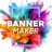 Banner Maker: Thiết kế Banner icon