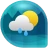 アンドロイドのための天気 & 時計ウィジェット (天気予報) icon