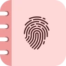 Nhật ký Ghi chú riêng với khóa icon