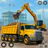 lái máy xúc trò chơi xây dựng icon