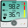 Body Temperature Fever Thermo icon