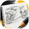 Motorcycle Drawing Ideas icon