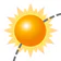 Posición de sol y luna