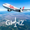 simulador de juego vuelo avión icon