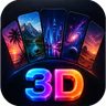 GlowWall: 4K & 3D Wallpapers icon