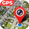 Bản đồ vệ tinh GPS trái đất icon