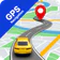 Navegación GPS y mapa de ruta