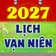 Lịch Vạn Niên 2026 - Lịch Âm