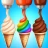 crème glacée cône cuisson chef icon