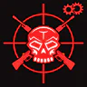 Red Number Headshot icon