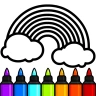 子供用塗り絵 - お絵かき、ぬり絵、子供用 塗り絵ゲーム icon