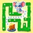 Câu đố mê cung giáo dục icon