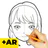 How to draw anime icon
