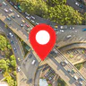 GPS Satellite View Earth Map icon