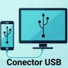 Conector USB - Conectar a TV icon