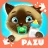 Gato - juego cuidado y vestido icon