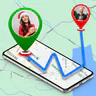 Phone number location tracker icon