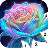 Fantasy Color-Paint By Number icon
