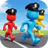 Police Car Shape Shifting Race icon