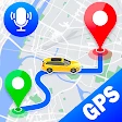 音声 GPS ナビゲーター: 道案内、交通警報、乗換案内 icon