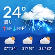 天気予報 - 明日 の 天気, 今日 の 天気 icon