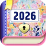 Diary with Lock: Diary Journal icon