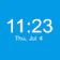 Clock, Date and Weather Widget