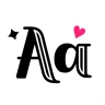 Teclado fonts: Letras y fuente icon