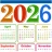 2026 年カレンダー icon