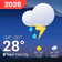 Clima local: widget de alerta