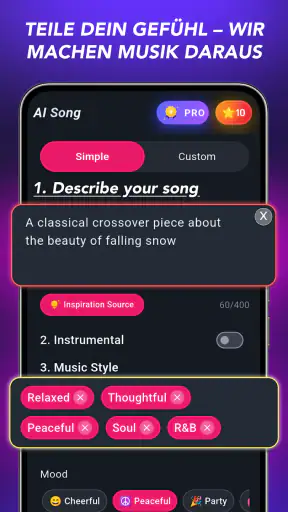 3B Music AI - Song Generator screenshot