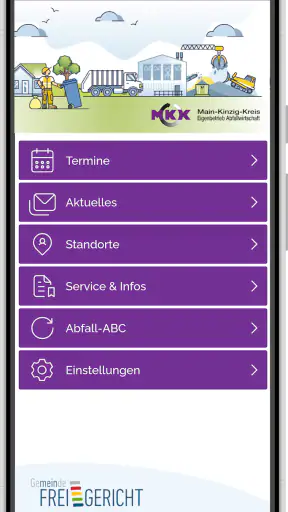 Abfallapp MKK screenshot