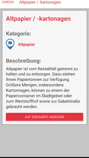 abfallApp Oberhausen screenshot