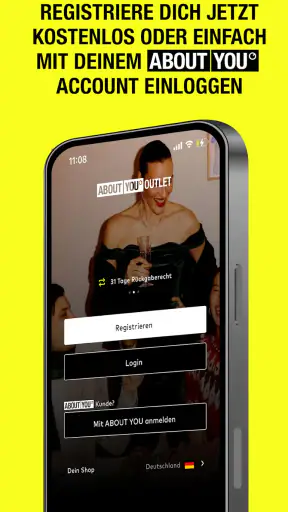 ABOUT YOU Outlet screenshot