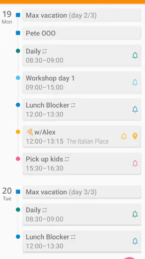 aCalendar - dein Kalender screenshot