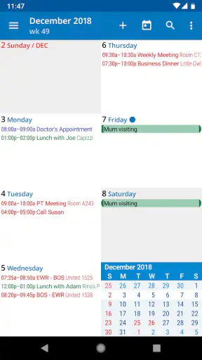 aCalendar - dein Kalender screenshot