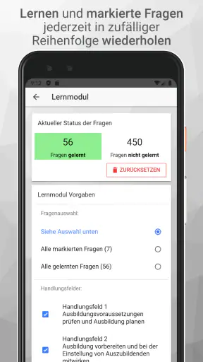 AEVO-Held Prüfungsvorbereitung screenshot
