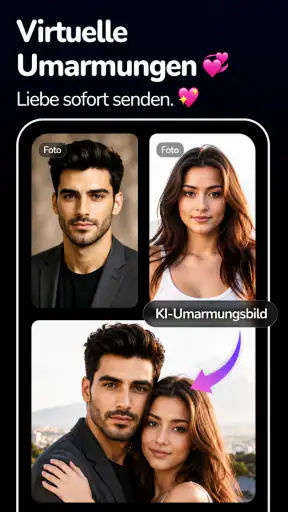 AI Kuss & Umarmung Video screenshot