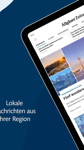 Allgäuer Zeitung News screenshot