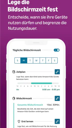 Amazon Kids Eltern Dashboard screenshot