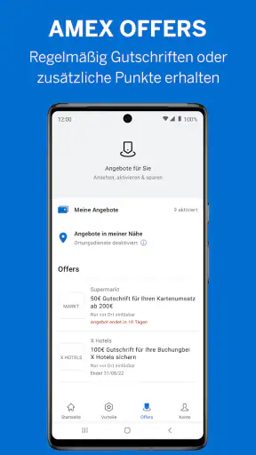 Amex Deutschland screenshot