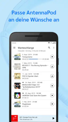 AntennaPod – Podcast-Player screenshot