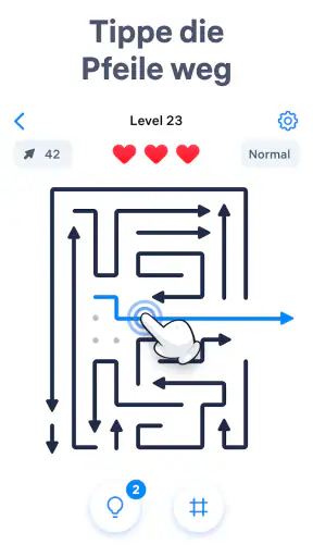 Arrow Puzzle – Geduldsspiele screenshot