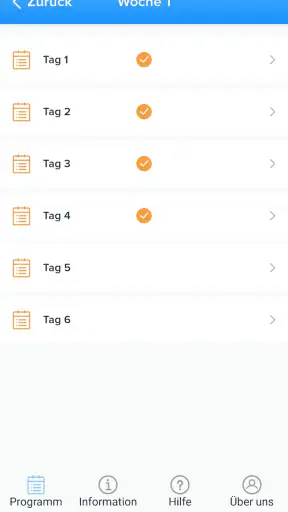 AudioFysio Rückenschmerzen App screenshot
